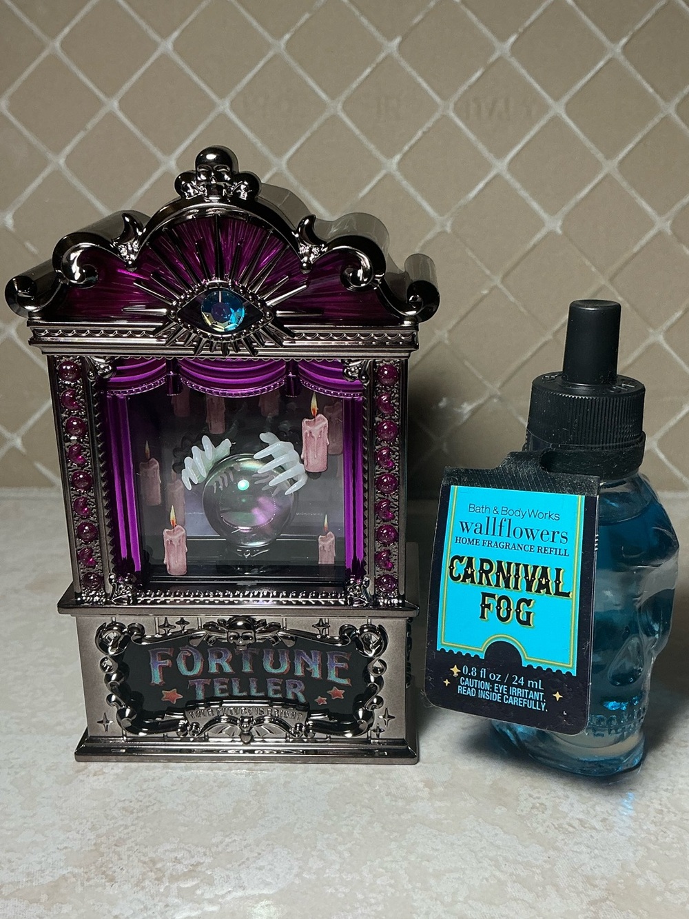 Fortune Teller Decorative Night Light - Purple Accent